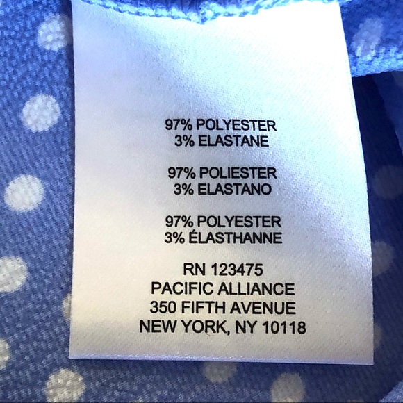 Jones New York Signature Women’s Top Dot Dot Blue - Picture 17 of 17